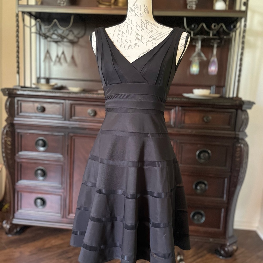 WHBM black cocktail dress size 00